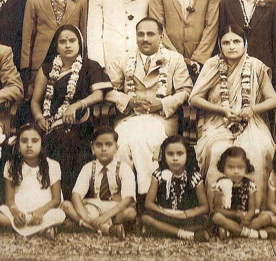 H P Bannerjee family 1930s